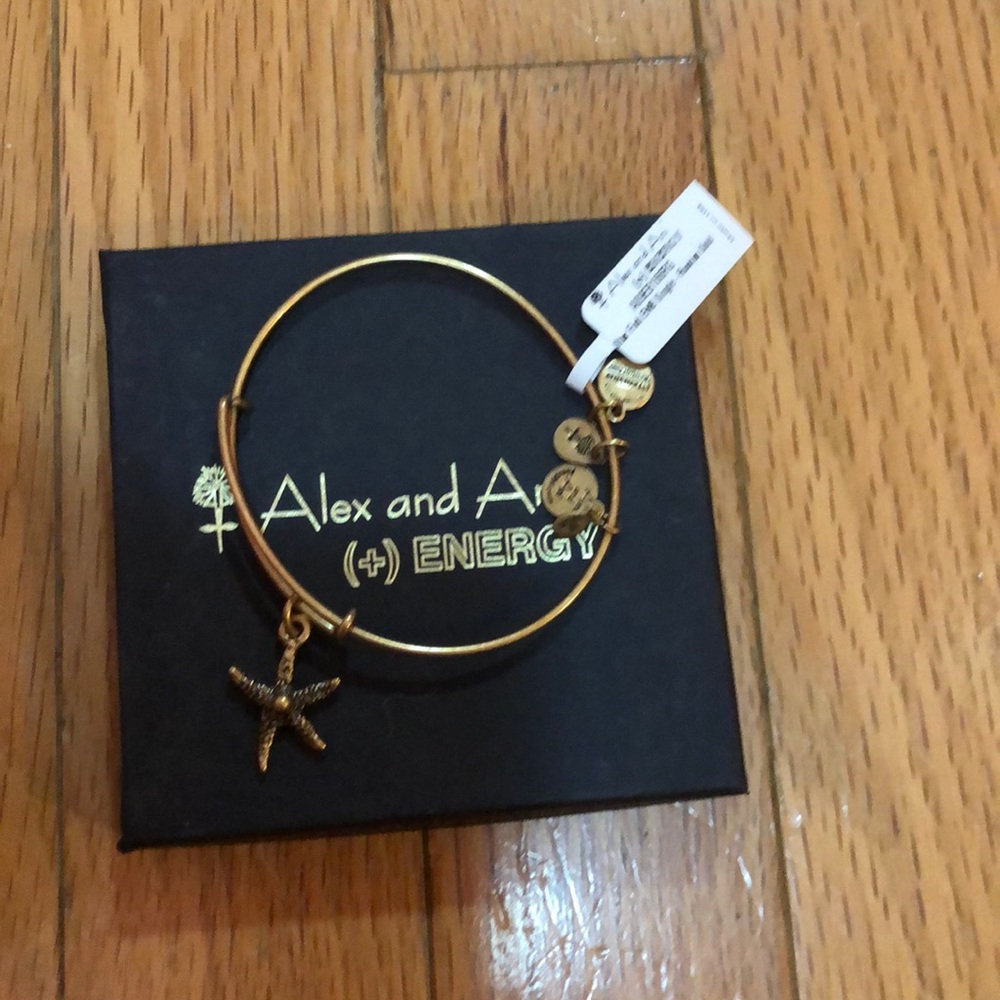 Alex and Ani Russian Gold starfish bracelet